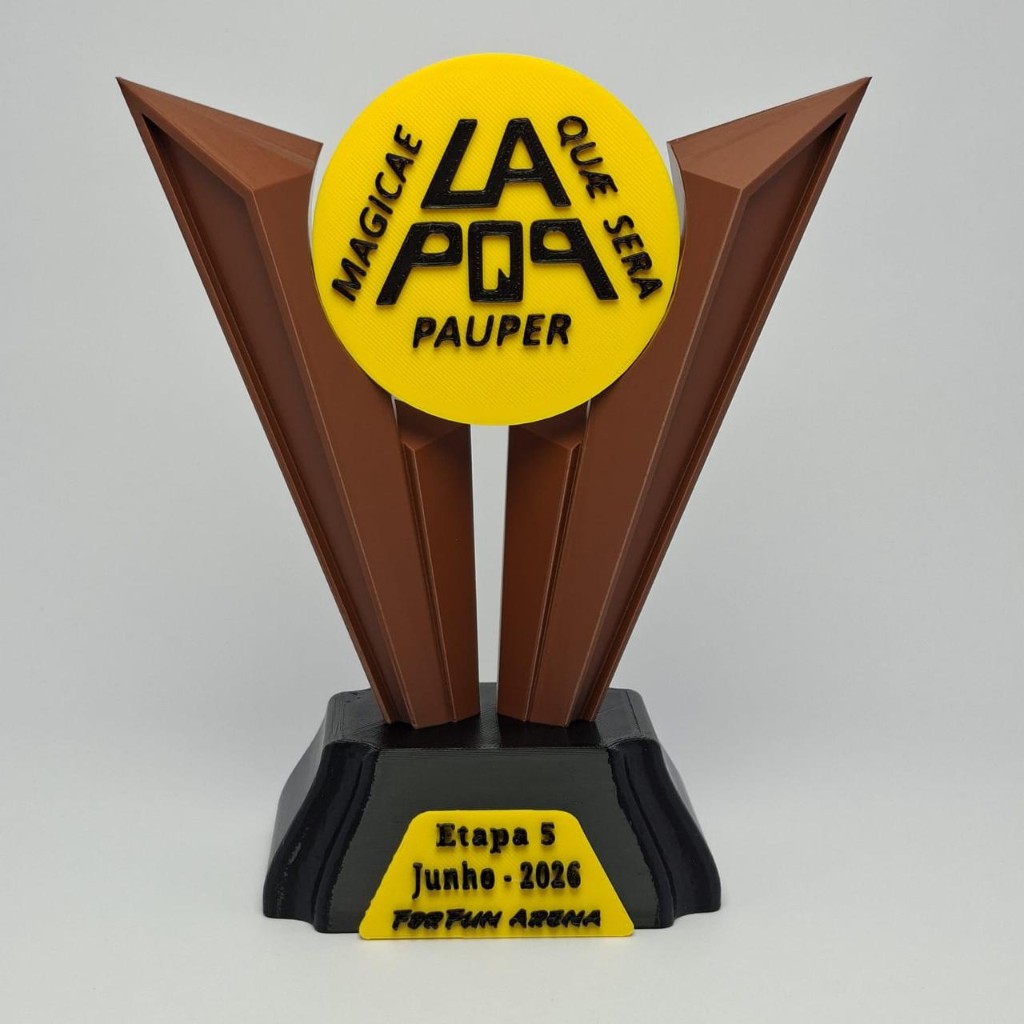 Troféu personalizado 3D